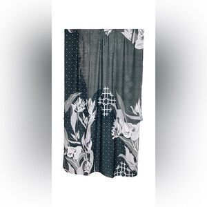 Women summer scarf black and white Malaysian chiffon